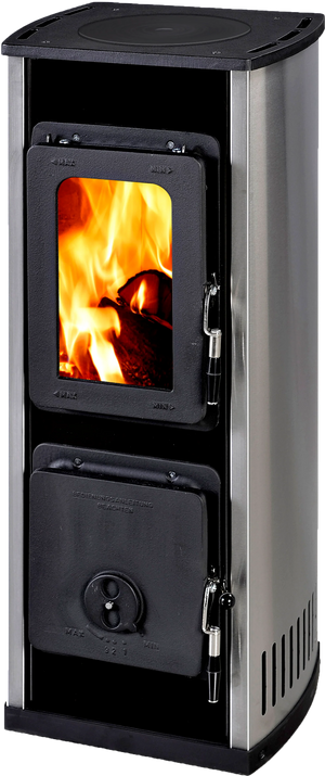 MILANO Cooktop Freestanding Fireplace - Hunter Valley Heating