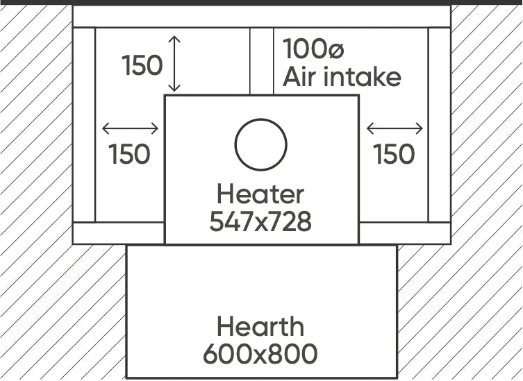 BULLER Insert Wood Heater - Hunter Valley Heating