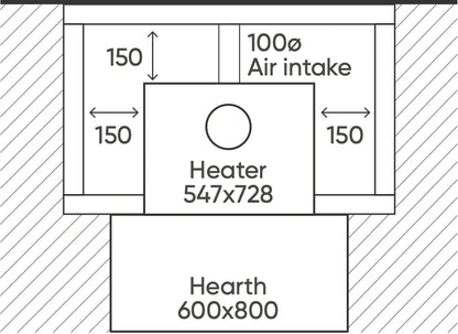 BULLER Insert Wood Heater - Hunter Valley Heating