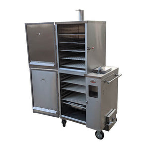 Gravity Feed Smoker - Extra Large - Stoves & Cooktops - Flaming Coals - Hunter Valley Heating 