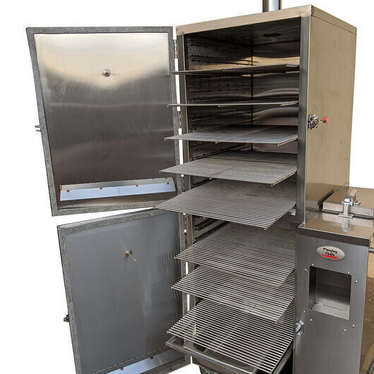 Gravity Feed Smoker - Extra Large - Stoves & Cooktops - Flaming Coals - Hunter Valley Heating 