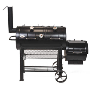 Offset Smoker BBQ - Stoves & Cooktops - Flaming Coals - Hunter Valley Heating