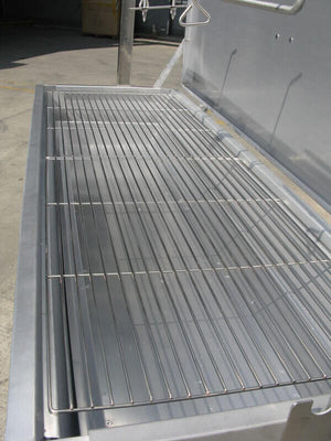 Stainless Steel Warrior Spit Roaster - Stoves & Cooktops - Flaming Coals - Hunter Valley Heating 