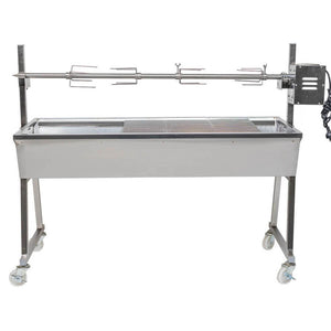 The Master Stainless Steel Spit Rotisserie - Stoves & Cooktops - Flaming Coals - Hunter Valley Heating