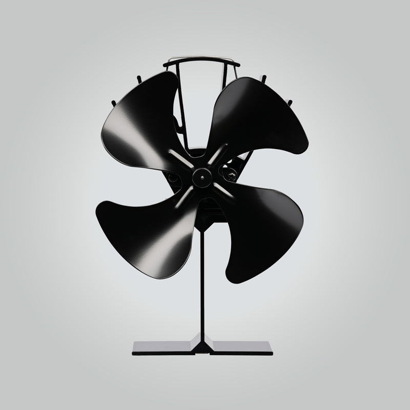 Forge Exo heat-powered wood heater fan for circulating warm air