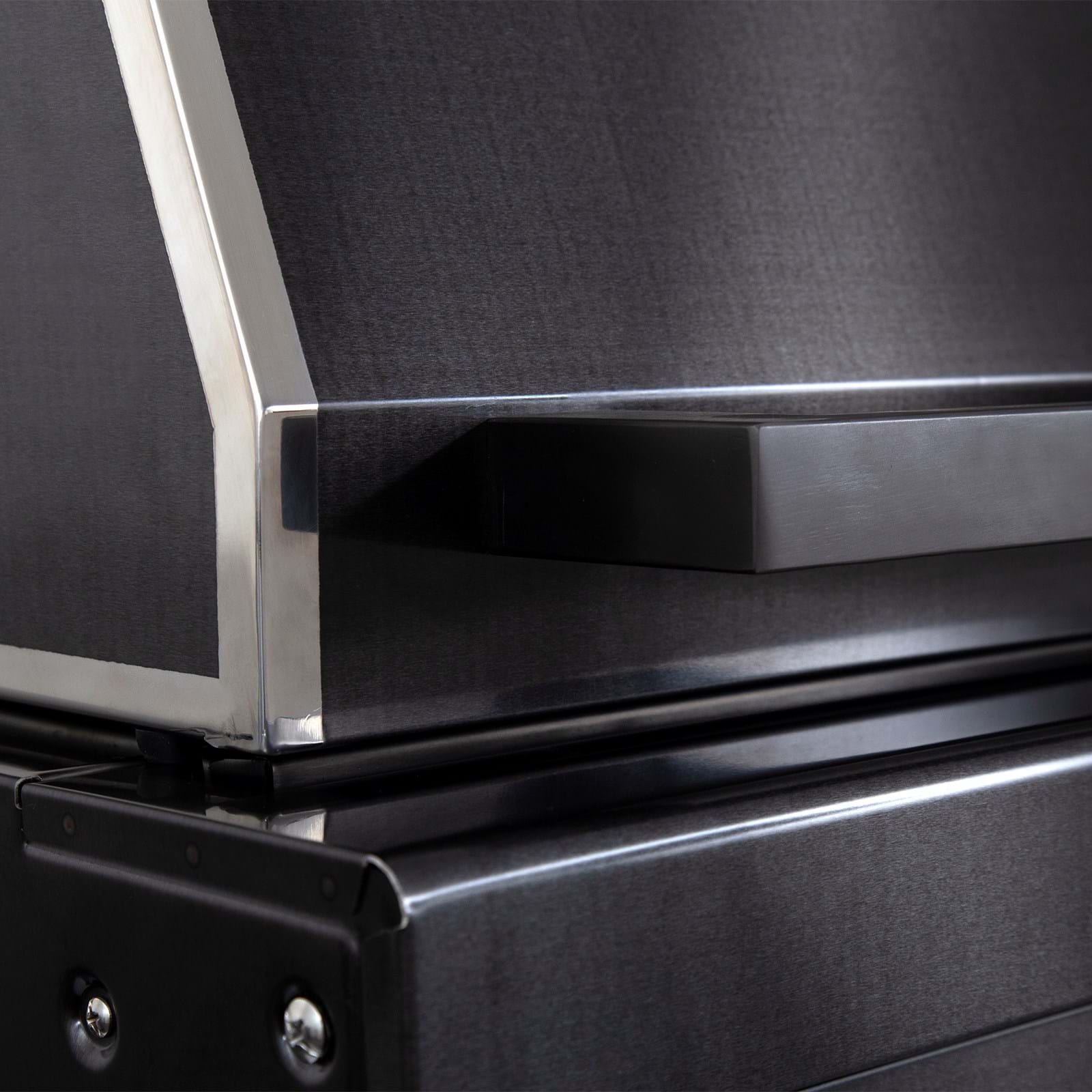 NOVA GRAPHITE 6 BURNER TWIN HOOD BUILT-IN BBQ -  - Gasmate - Hunter Valley Heating 