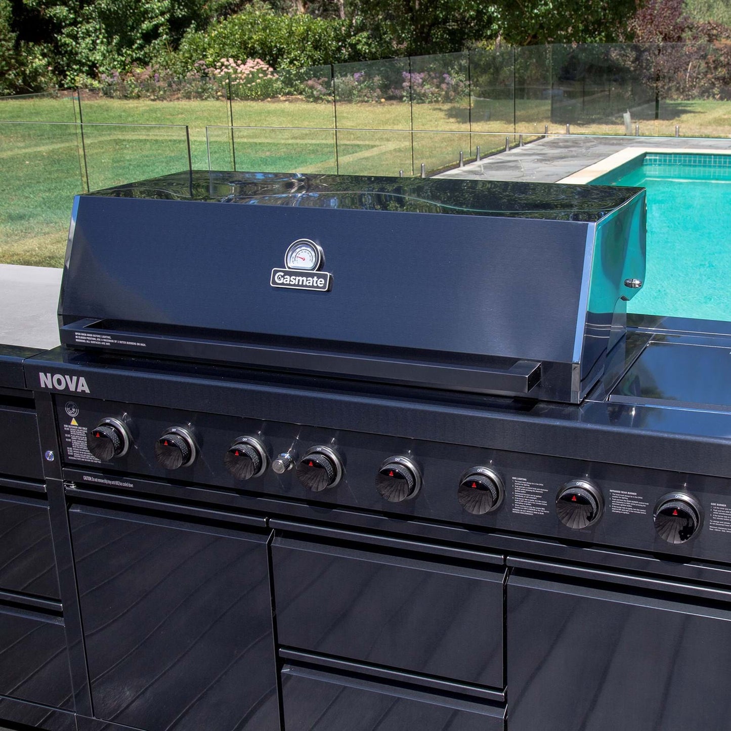 NOVA GRAPHITE 6 BURNER BBQ