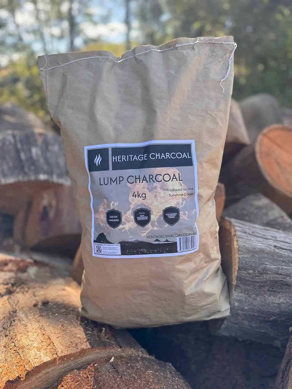 100% Australian Lump Charcoal 4kg - Heritage Charcoal