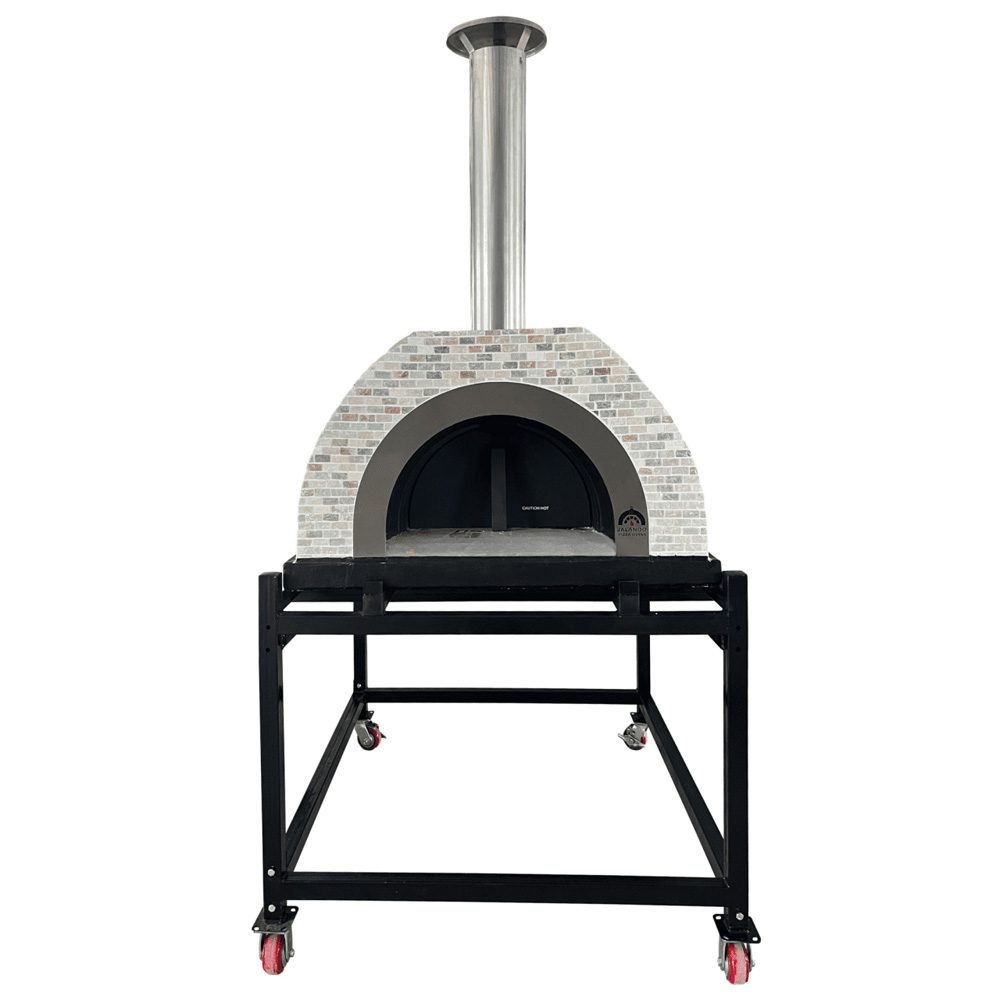 HVH Pizza Ovens HVH90 Tiled Dome Preassembled Pizza Oven with tiled dome design for quick, even baking of pizzas.