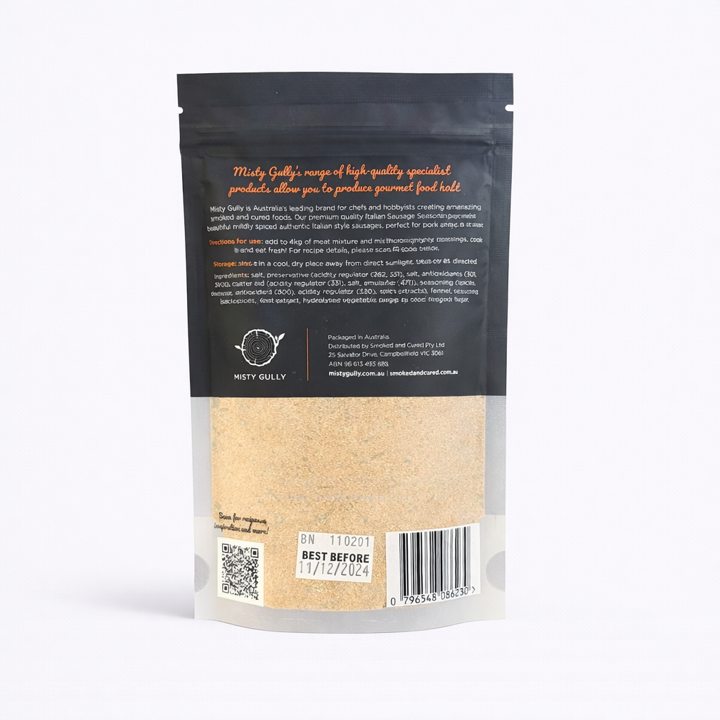 Misty Gully Italian Bratwurst Sausage Seasoning