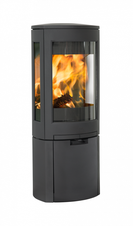 Jøtul F 370 V2 Advance wood heater with closed cast iron base