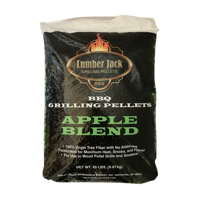 Lumber Jack Apple Blend Smoking Pellets 9kg packaging