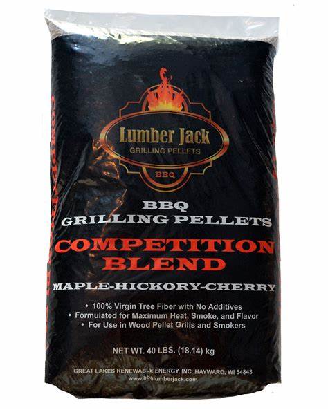 Lumber Jack Competition Blend Smoking Pellets 9kg packaging