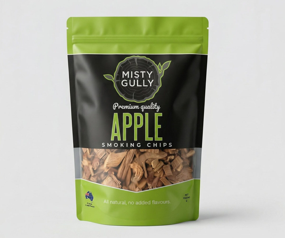 Misty Gully Apple Smoking Wood Chips 3L bag for BBQ smoking