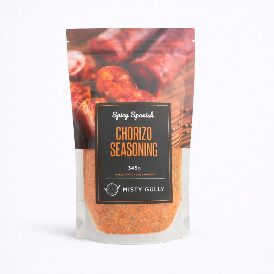 Misty Gully Chorizo Seasoning for homemade Spanish-style sausage