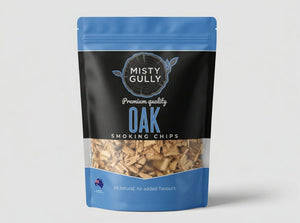 Misty Gully Oak Smoking Wood Chips 3L bag