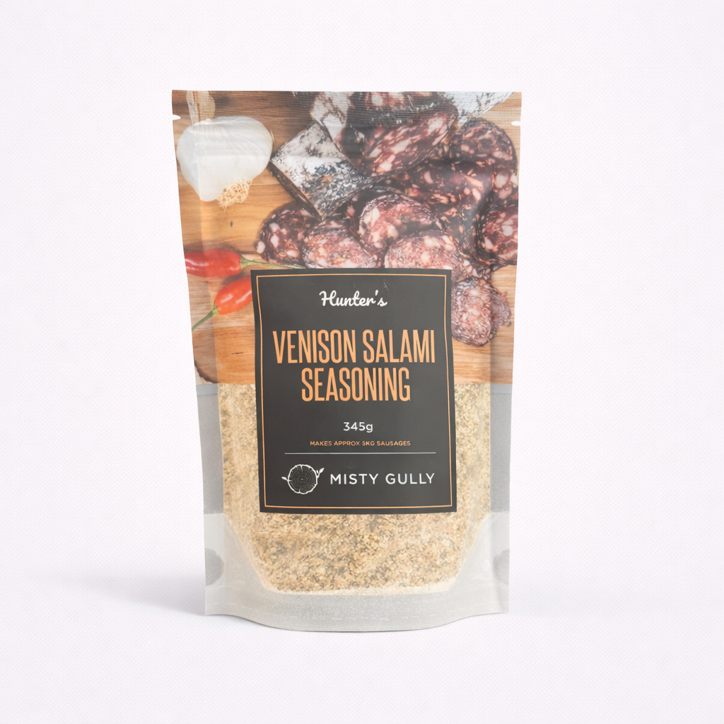 Misty Gully Venison Salami Seasoning for homemade venison salami