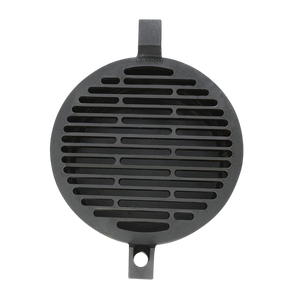 Morsø Grill ‘71 Table with sleek black metal frame and spacious cooking surface for outdoor grilling and entertaining.