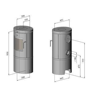 Morsø 6143 Freestanding Fireplace - Hunter Valley Heating