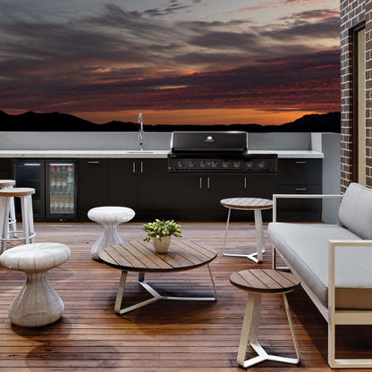 NOVA GRAPHITE 6 BURNER BUILT-IN BBQ -  - Gasmate - Hunter Valley Heating 