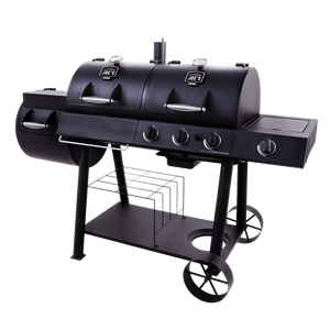 Longhorn Combo Charcoal/Gas Smoker & Grill - - Oklahoma Joe’s - Hunter Valley Heating