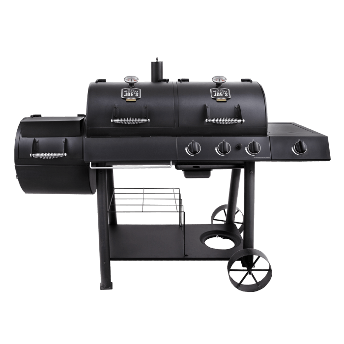 Longhorn Combo Charcoal/Gas Smoker & Grill - - Oklahoma Joe’s - Hunter Valley Heating