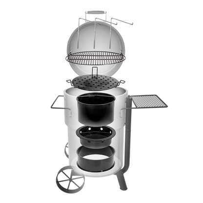 Bronco Pro Drum Smoker - Black