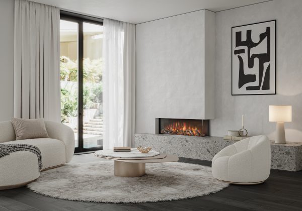 ilektro 1250 Landscape Electric Fireplace - Electric Fireplaces - Paul Agnew Designs - Hunter Valley Heating
