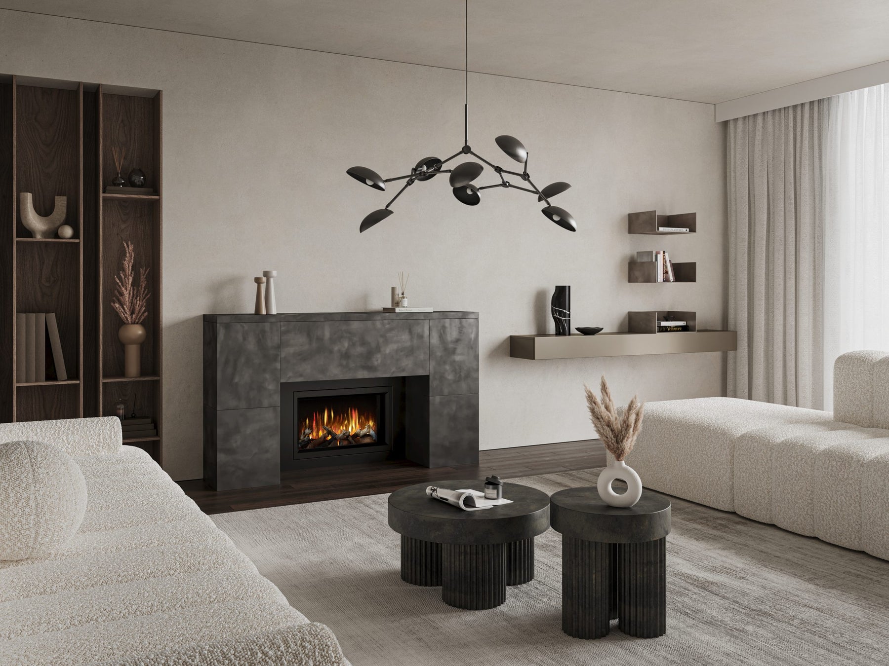 ilektro 950 LT Electric Fireplace - Electric Fireplaces - Paul Agnew Designs - Hunter Valley Heating