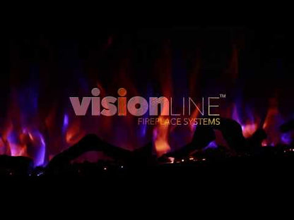 VisionLINE Linear Electric Fireplace - Series 2