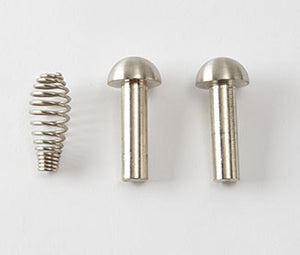 Quadra-Fire Satin Nickel Handle and Hinge Pin Upgrade Kit