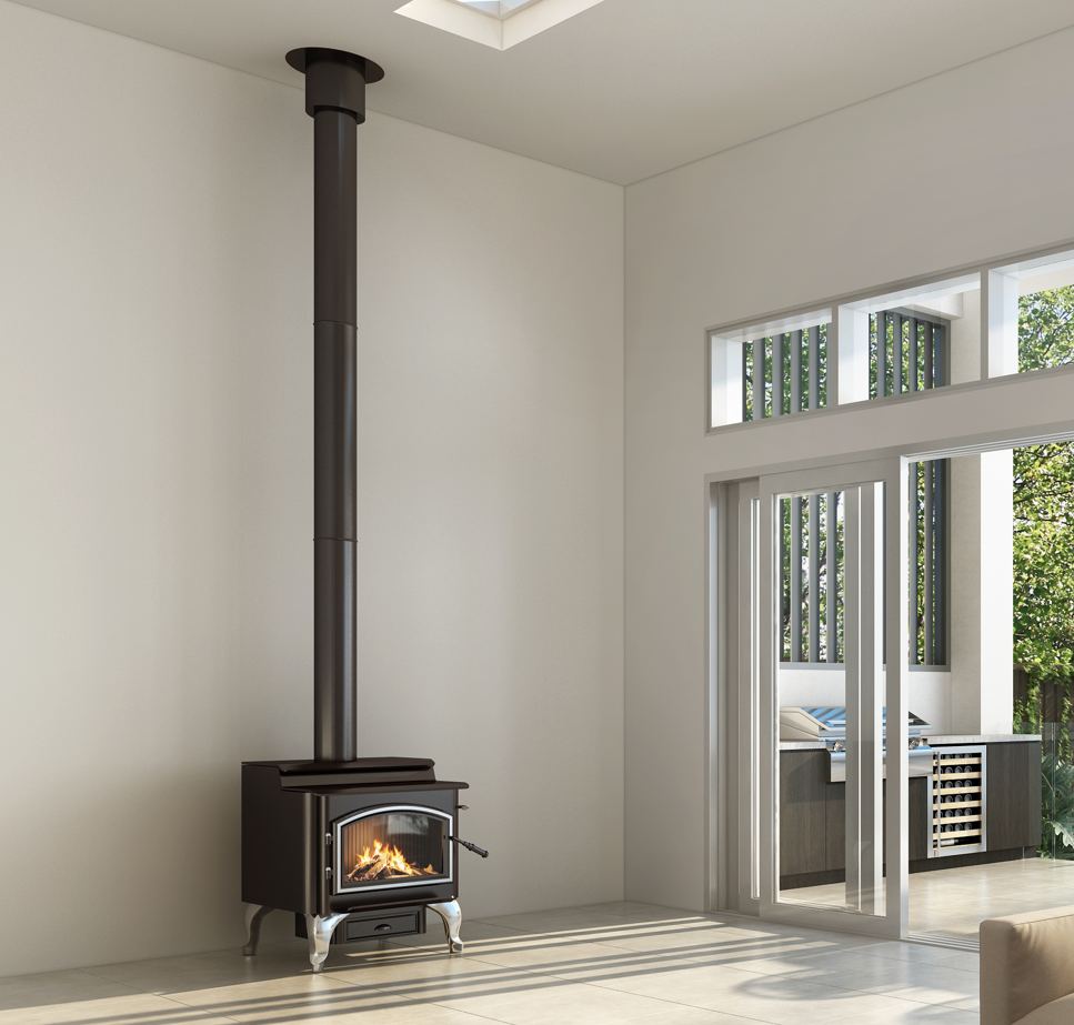 Quadra-Fire 5700 Step Top Wood Fireplace - product image 3