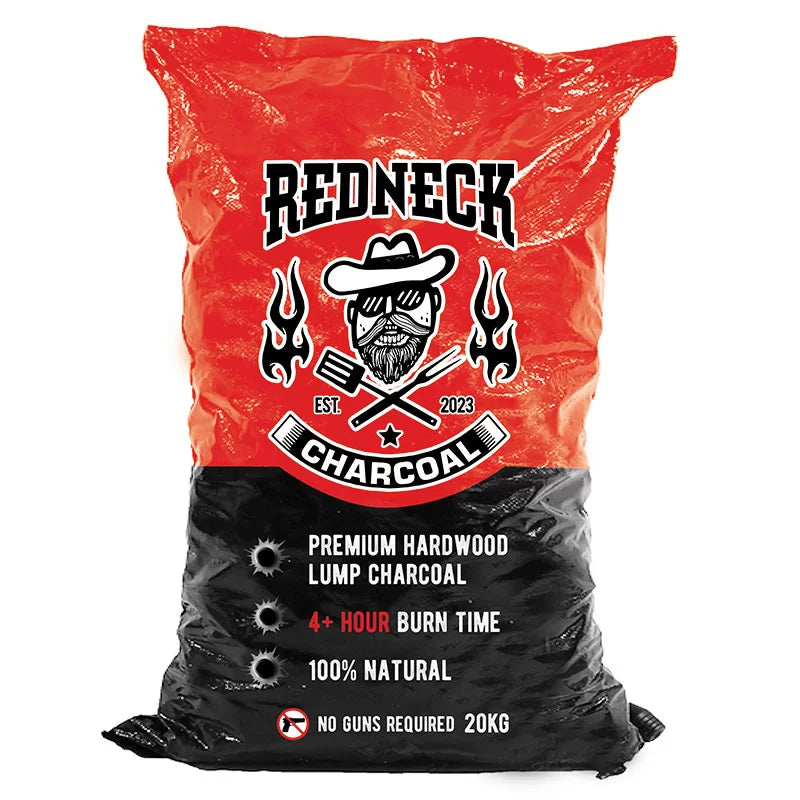 Redneck Premium Hardwood Lump Charcoal 20kg bag