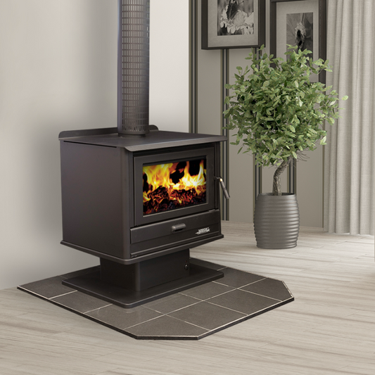 ARROW 2400 SATIN BLACK FREESTANDING WOOD HEATER