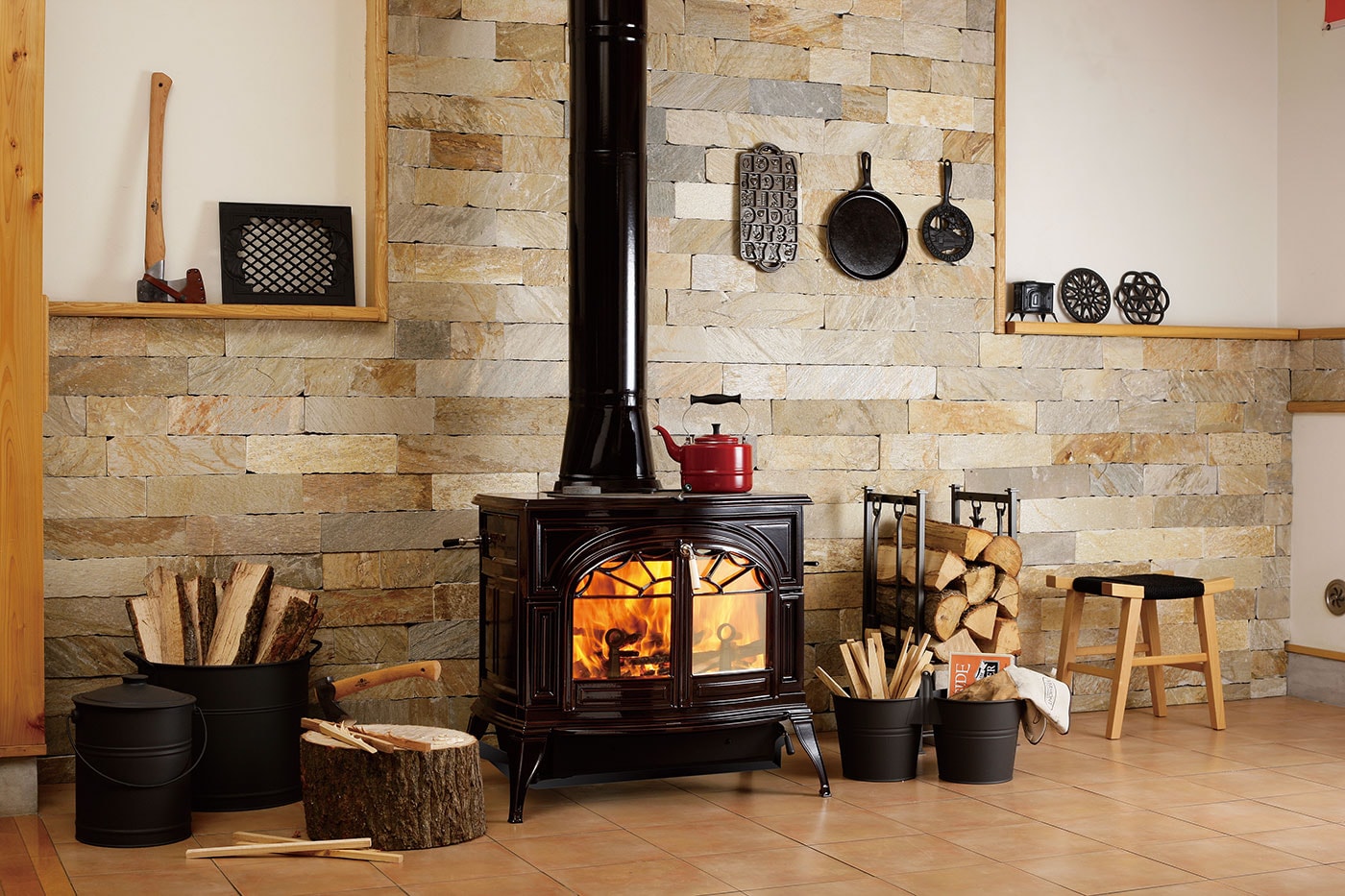 DEFIANT WOOD BURNING STOVE FIREPLACE