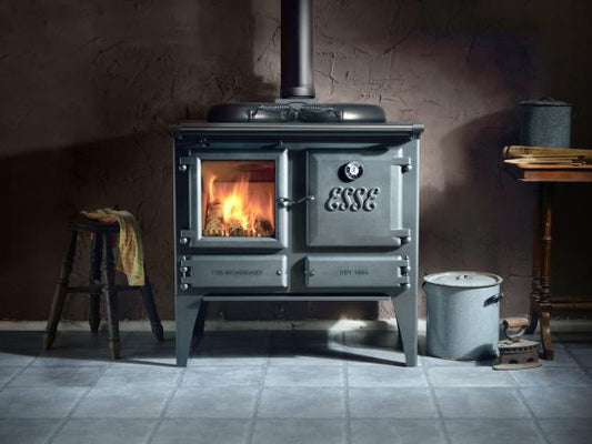 ESSE IRONHEART WOOD FIRE COOK STOVE FIREPLACE