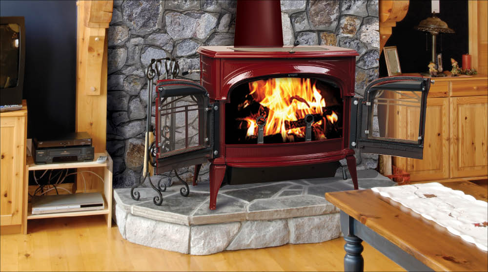 ENCORE WOOD BURNING STOVE FIREPLACE