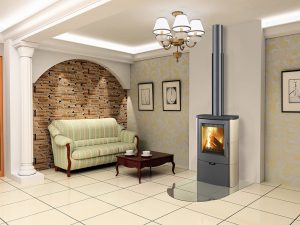 FALUN Ceramic Fireplace