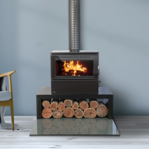 Heatcharm C600 Console Table Top Series 8 Free Standing Wood Heater